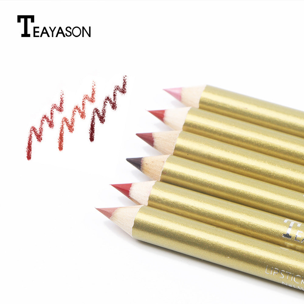 Matte Lip Liner Long Lasting Vampire Nude Pink Red Lipstick Lip Pencil