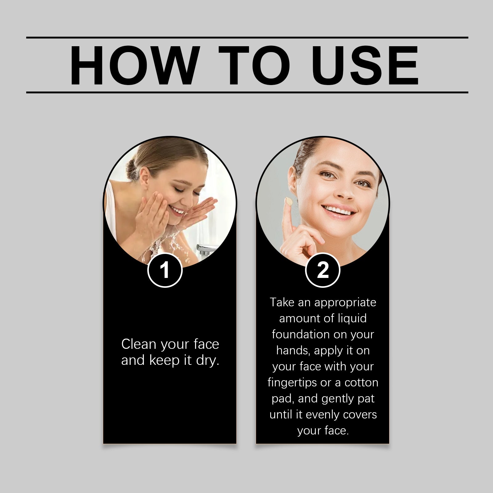 Long Lasting Makeup Foundation, Mild Waterproof Formula and Natural, Light, Radiant Skin Tone