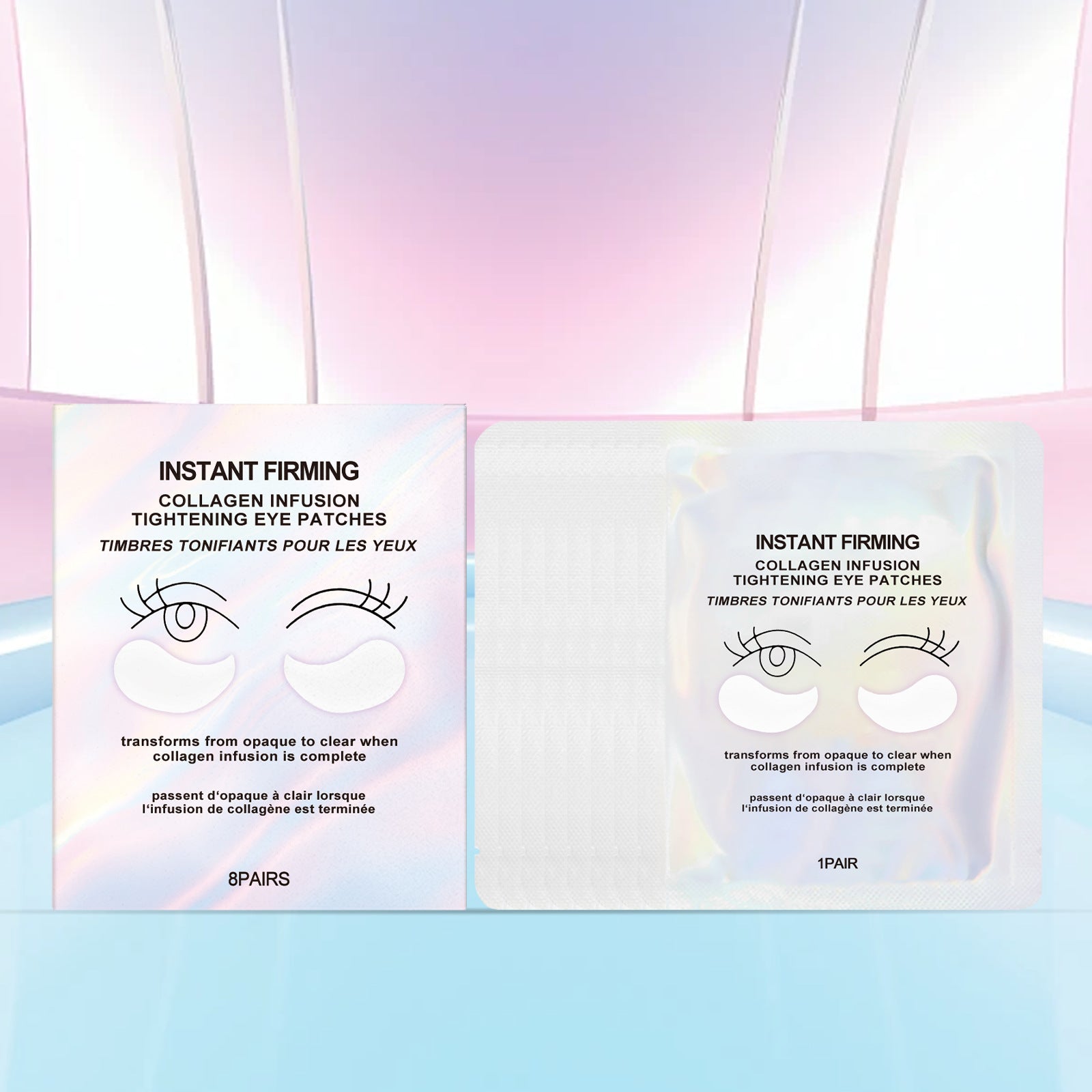 Collagen Moisturizing Under Eye Masks Skin Hydrating and Firming Skincare Patches