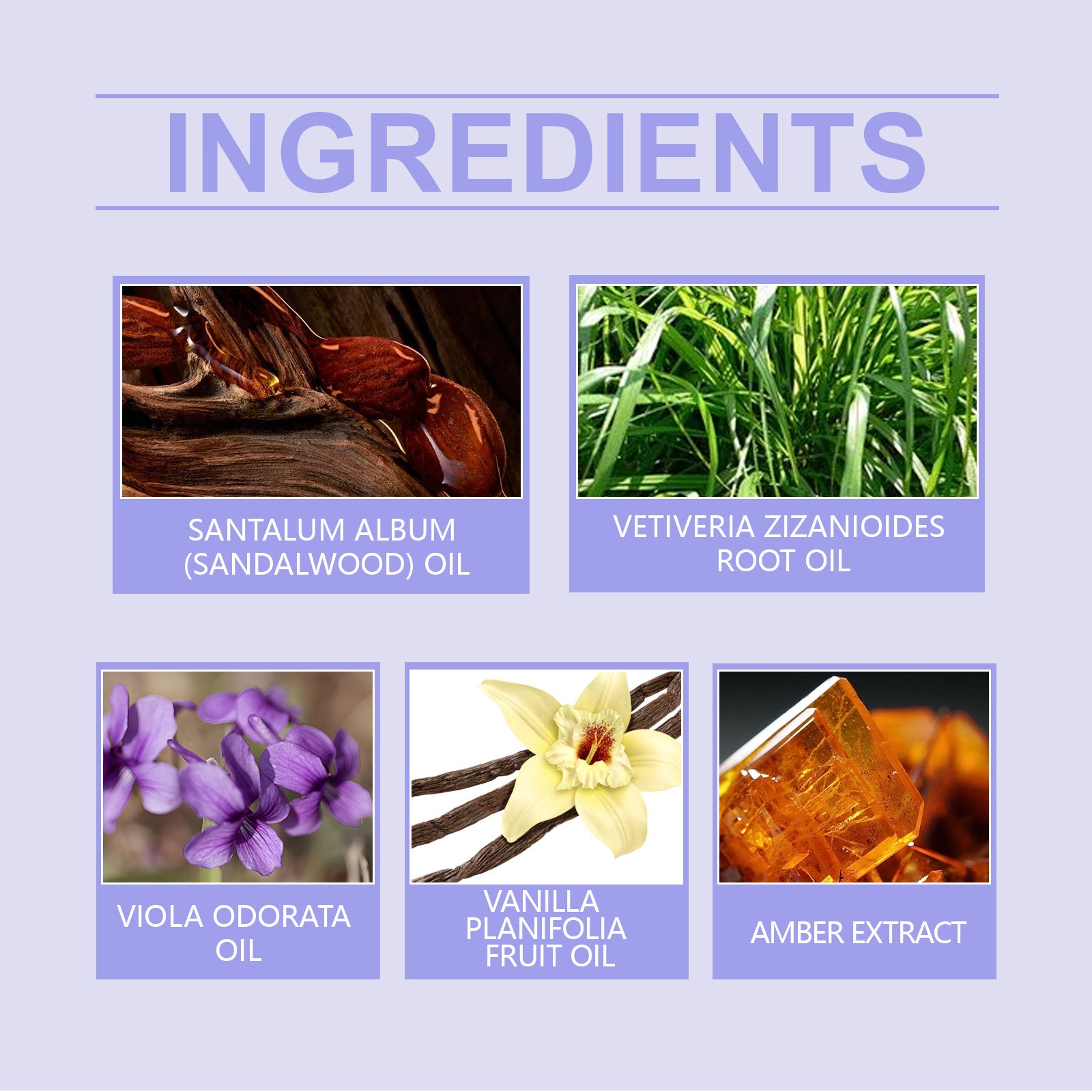 Violet Flower Vanilla Body Perfume Spray, Fresh And Pleasant Natural Fragrance with Light Gentle Formula