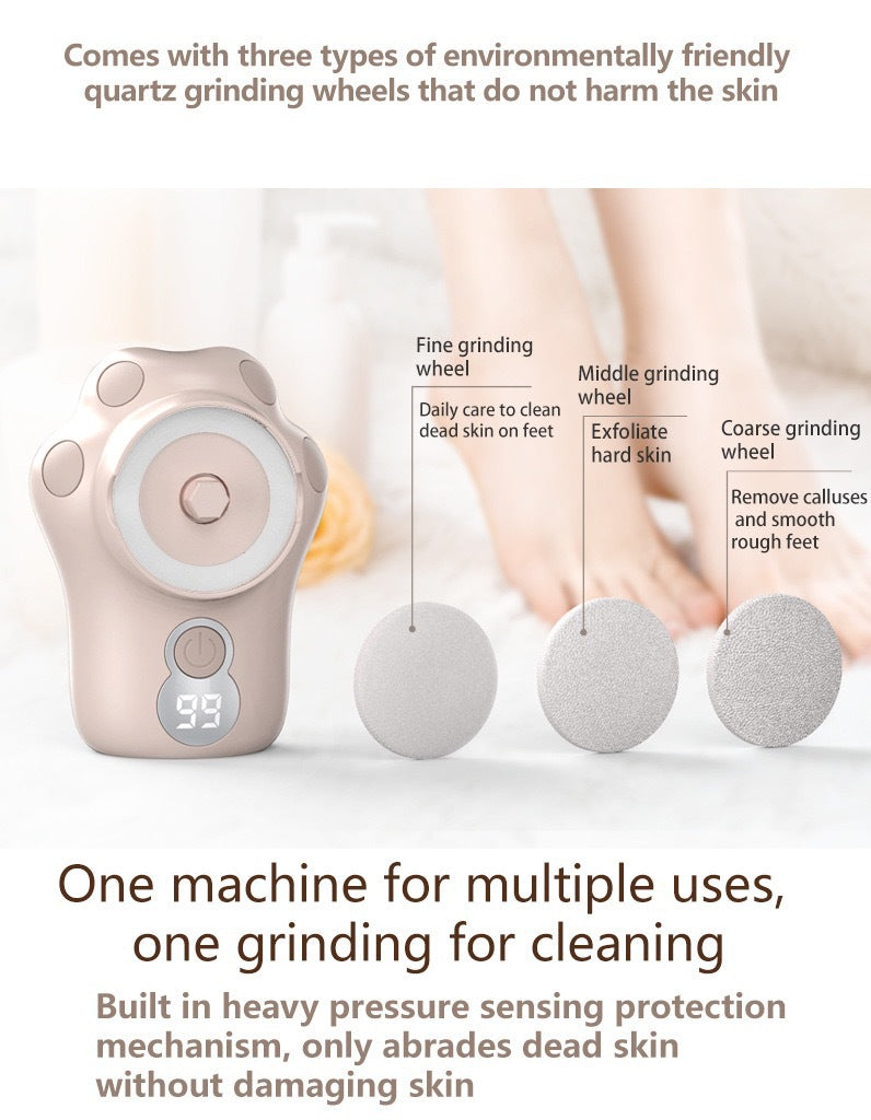 Cat Claw Electric Pedicure Foot Grinding Tool, Dead Skin Remover Automatic Rechargeable