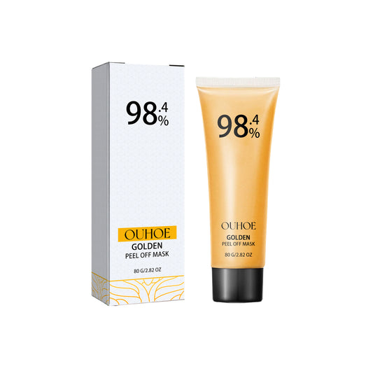 24k Gold Peel Mask Deeply Cleanses The Skin Of Blackheads, Pimples, Delicate Pores And Tightens Skin