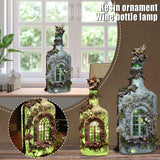 Mysterious Ghost Castle Forest Luminous Creative Bottle Home Gardening Ornament Halloween Decor