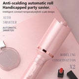 Automatic Hair Curler Ceramic Auto Rotate Curling Iron Long-lasting Hair Styling Temperature Wave Electric Hair Curler
