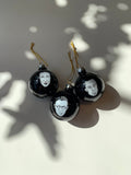 Existentialist Holiday Glass Mini Ornaments Set in Black