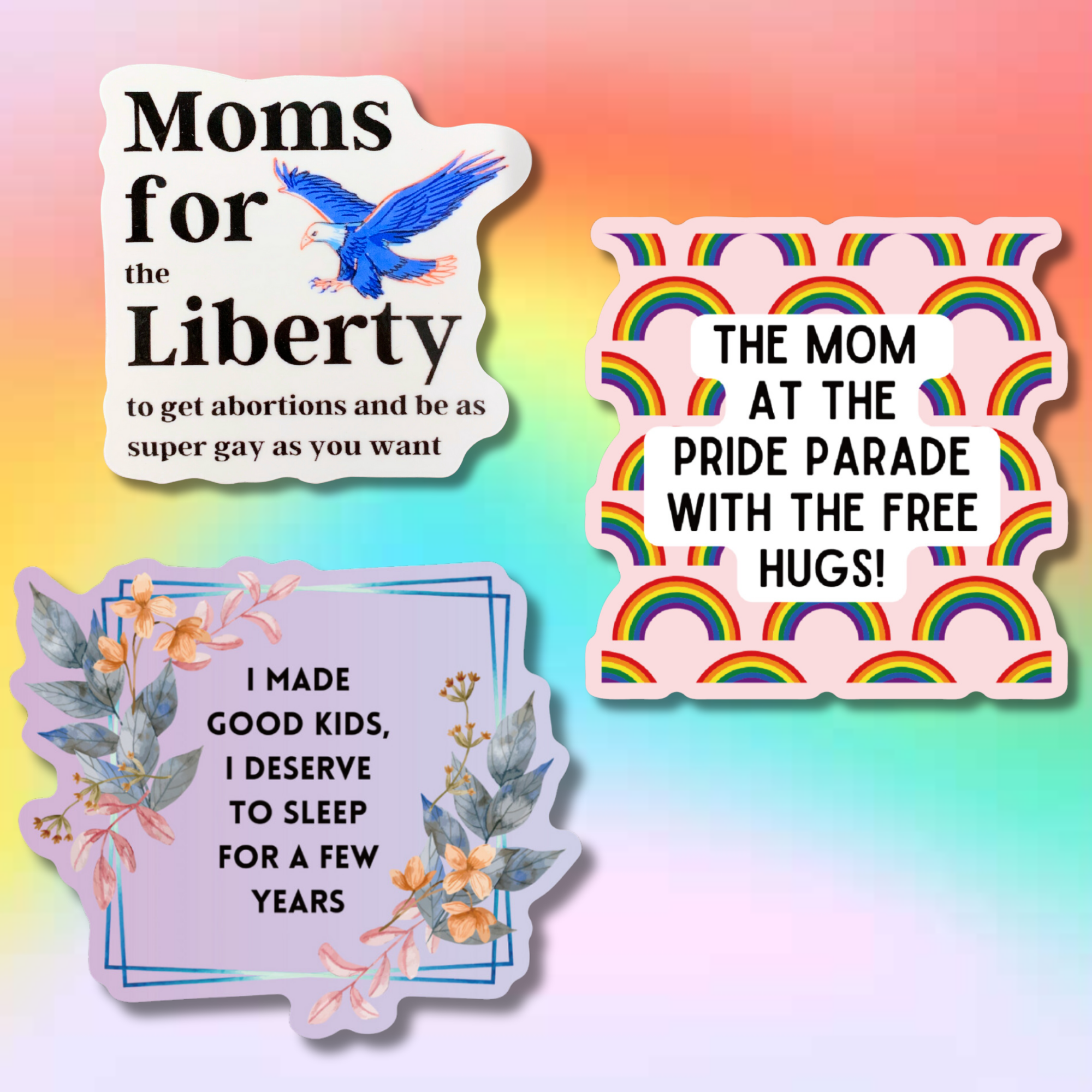 Not a Regular Mom I'm a Cool Mom Sticker Bundle | Glossy Die Cut Vinyl