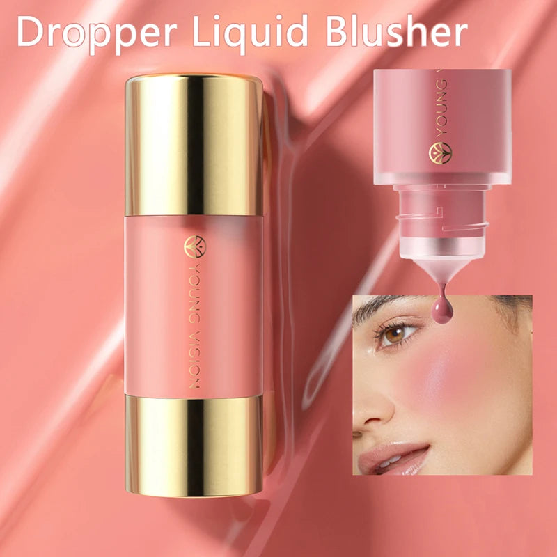 Natural Dewy Liquid Blush Milk, Peach Pink Apricot [Young Vision]