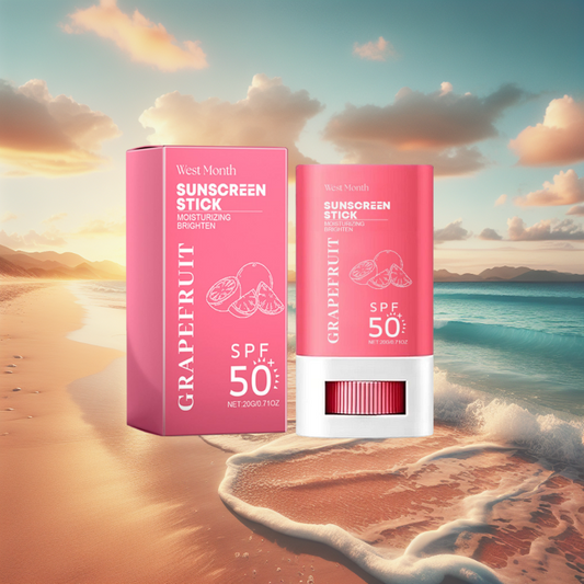Grapefruit Sunscreen Stick, SPF 50 All Light Dry Solid Isolation Protective Cream
