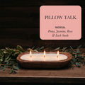 3-Wick Dough Bowl Natural Soy Candle - "Pillow Talk" [TLC Candle Co.] *Made in USA*