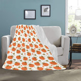 Fall Pumpkin Ultra-Soft Micro Fleece Blanket 43*56 (Made In USA)