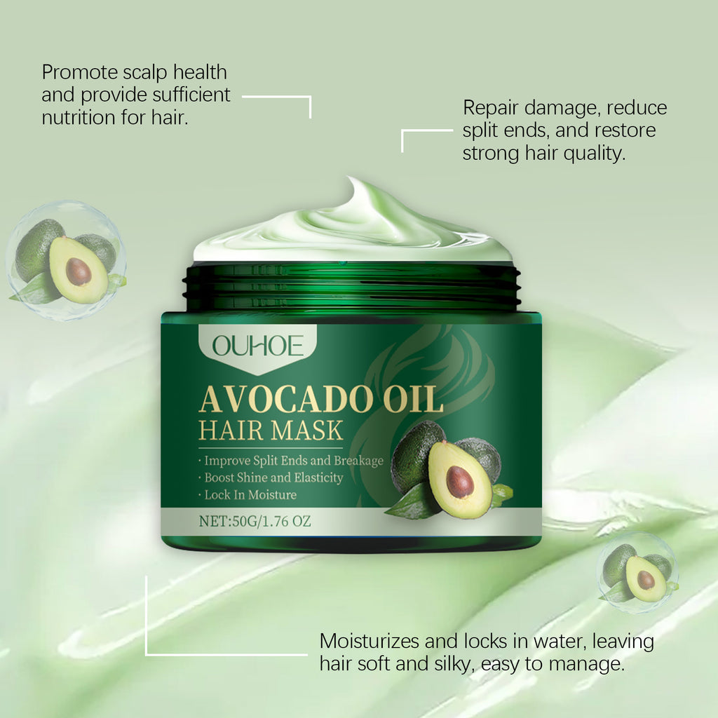 Avocado Oil Hair Mask Gently Hydrates And Nourishes Dry Hair