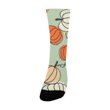 Green Pumpkin Socks for Women (Made in USA)