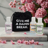 Give Me A Damn Break Bath Set | 3 Funny Body Care Items in Gift Bag |