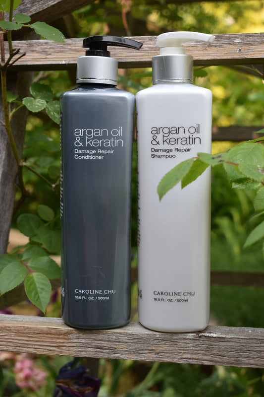 Argan Oil & Keratin Damage Repair Haircare Duo