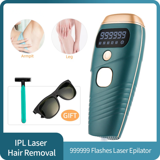 IPL Laser Epilator Painless 999999 Flashes Hair Remover