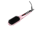 2-in-1 Ionic Enhanced Hair Straightener Brush