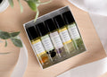 Set of Essential Oils Roll-On with Crystals [Lizush] *Made in USA*