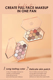 Honeycomb Diamond Eyeshadow Palette Taro Powder Natural Eyeshadow 12 Colors