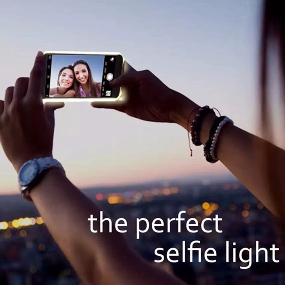 Light Up Selfie Flash Phone Case For iPhone XS MAX XR 11 Pro X XS 6 6s 7 8 Plus Anti-fall 3 Generations for iPhone