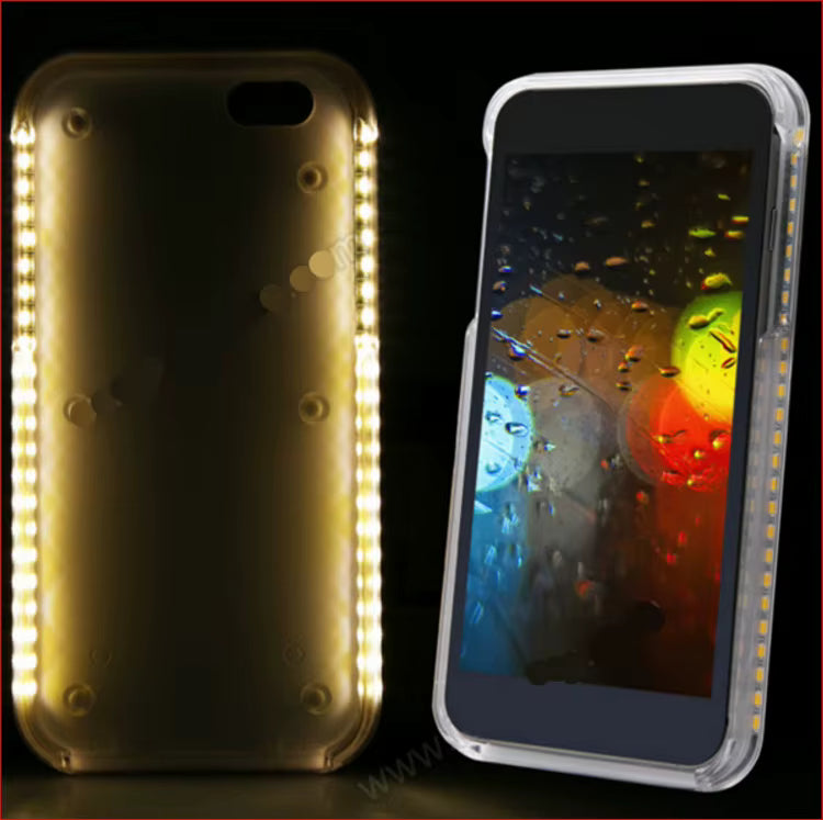 Light Up Selfie Flash Phone Case For iPhone XS MAX XR 11 Pro X XS 6 6s 7 8 Plus Anti-fall 3 Generations for iPhone