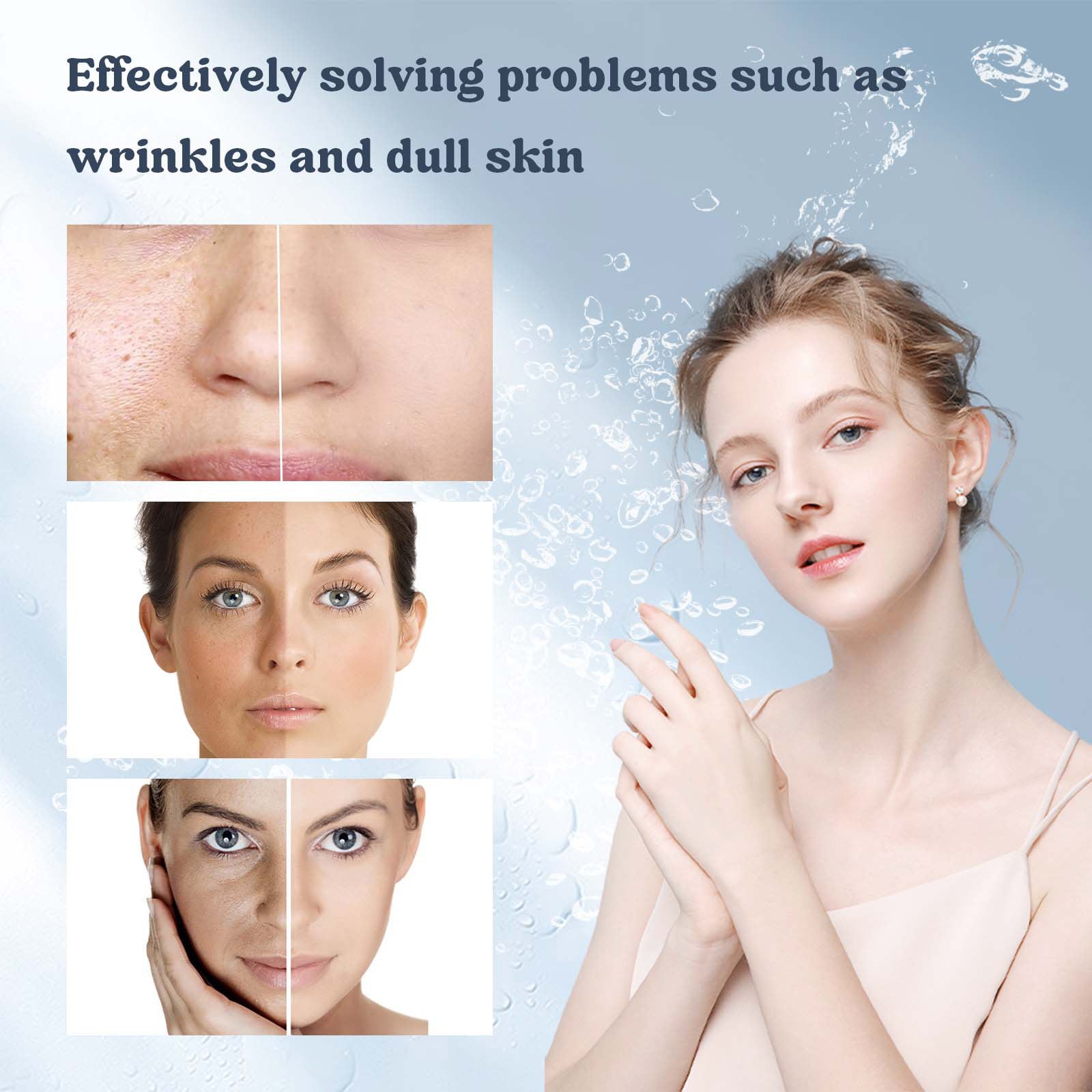 Bio-Collagen Real Deep Mask Moisturizing Anti-Wrinkle Fade Out Fine Lines Smooth Water Skin Mask