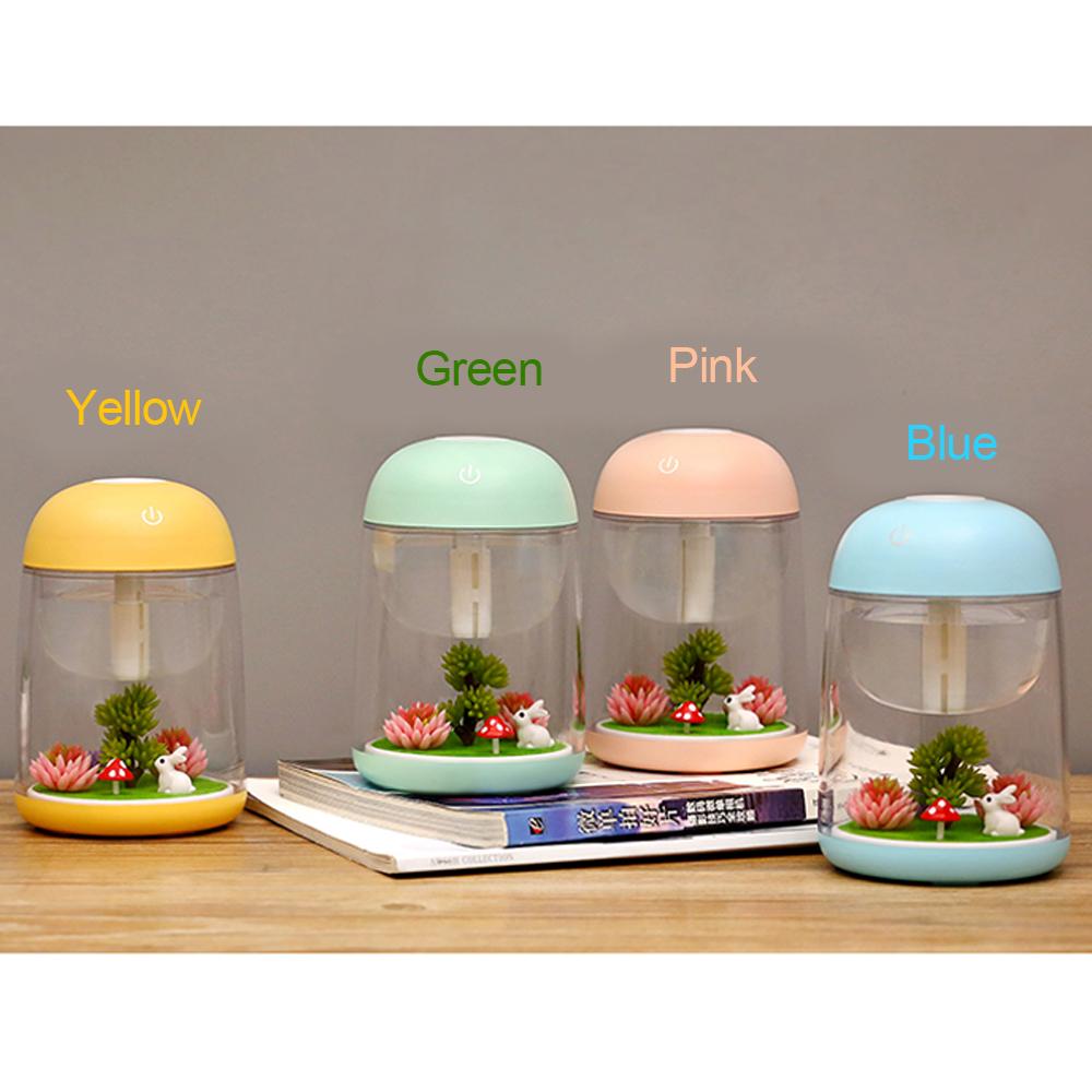 Mini Ultrasonic Air Aroma Humidifier for home LED Lights